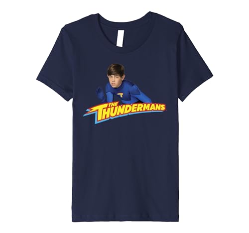 Kids The Thundermans Billy Thunderman Bust Portrait Logo Premium T-Shirt