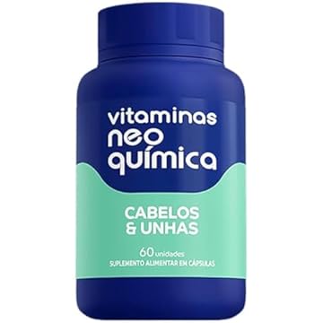 Suplemento Alimentar Cabelos e Unhas Vitaminas Neo Química 60 cápsulas