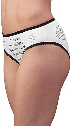 SpreadPassion Women's Briefs f You Think You're Enlightened Panties, If You Think You're Enlightened Underwear, Briefs