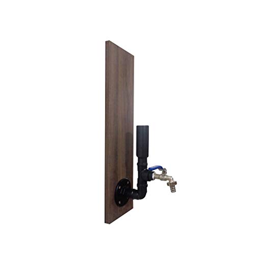 Dispenser Pingometro Parede Dosador Serve Bebidas Whisky Bar Adega Estilo Industrial Preto Laca