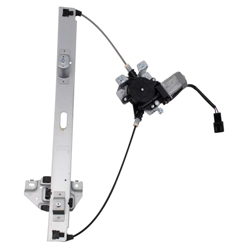Image of TRQ Rear Left Power Window Regulator & Motor Assembly Drivers Side Compatible with 2002-2007 Saturn Vue