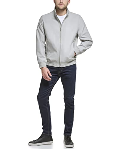 Image of DKNY Men's Modern Knit Collar Bomber Jacket