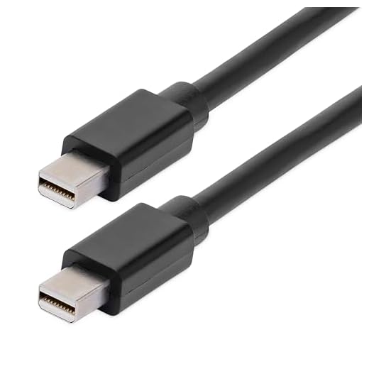 StarTech.com 3ft (1m) Mini DisplayPort Cable - 4K x 2K Ultra HD Video - Mini DisplayPort 1.2 Cable - Mini DP to Mini DP Cable for Monitor - mDP Cord works with Thunderbolt 2 Ports - M/M (MDISPLPORT3)