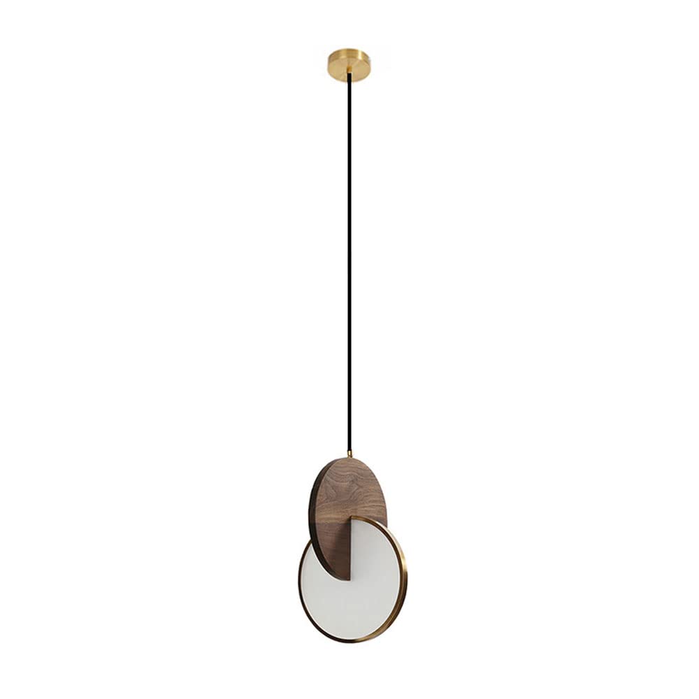 Luminaire Géométrique Simple Suspension LED Finition Moderne de Salon