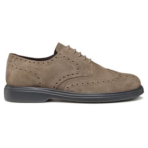 Geox Męskie U OTTAVIO Oxford, szare, 40 EU, szary, 40 EU