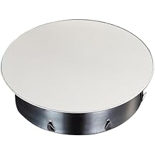 Stove Pipe Cap Stainless Steel Deodorant Sealed Waterproof Flue Hole Cover Round Heavy Duty Polished Chimney Cover Fireplace Chimney Caps Adjustable Non-slip Pipe Cover for Kitchen Balcony 180mm