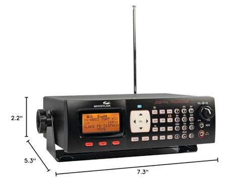 image for Whistler WS1065 Digital Trunking Desktop Scanner – Programmable Poli