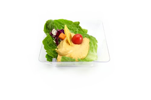 Creative Converting Square Plastic Bowl, One Size, Clear #TOP1