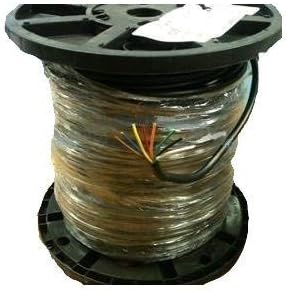 Irrigation Wire, 18 Gauge Solid Copper, 6 Conductor (500 Foot Roll)