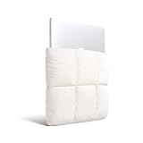 Comfyable Puffy etui na laptopa 15/16 cali, pikowany pokrowiec puffer, miękki sleeve kompatybilny z MacBook Air 15 M5 A3448 i MacBook Pro 16 M5 Pro/Max A3428 A3429, Ryżowy