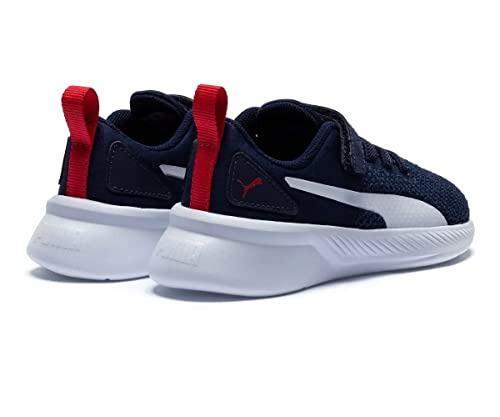 Tênis Flyer Runner V Ps Bdp, Puma, Criança-Unissex, Marinho/Branco/Vermelho, 29