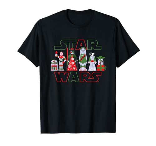 Star Wars Holiday Galactically Festive Christmas Logo T-Shirt