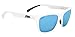 Hobie Woody Sport Polarized Square Sunglasses, Satin White, OSFA