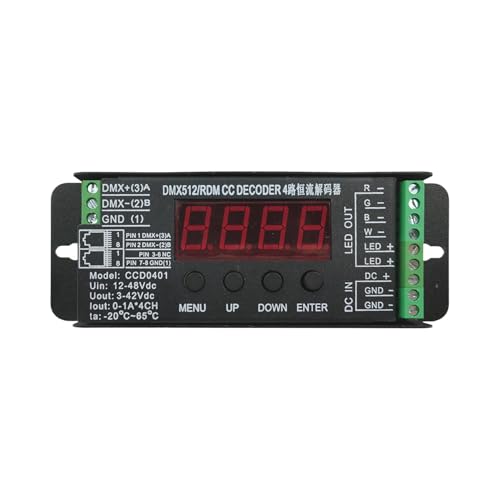 Décodeur à courant constant 1A console de gradation RDM rail 12V 48V