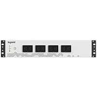 LEGRAND, 19" Rack PDU mit integr. USV-Anlage, 800VA - 480W, 1-phasig 230V mit 8 facher Schuko Steckdosenleiste für 19-Zoll Racks / Netzverteilerschränken, Überbrückungszeit bis max. 15 Minuten, 310332 – Ansicht 7