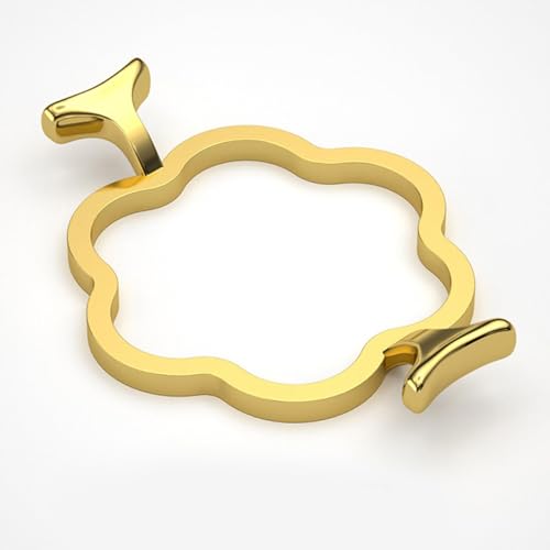 rockible 3 Moldes de Vedação de Cera em Forma de Coração de Flor Redonda para Cartões de Convites de