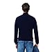 Lacoste Men's Zipped High Neck Cotton Sweater, Navy Blue, Medium