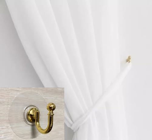 Soportes de cortina para ventanas con fijación limpia que no deja rastro 8