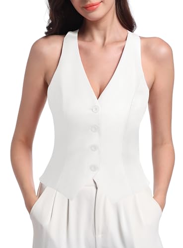 V VOCNI Vest for Women V Neck Sleeveless Racerback Fashion