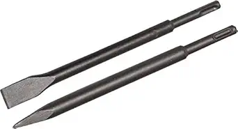 Inditrust Hammer Drilling Set of 2 Chisel Bits Set 14 x 250MM Flat & Pointed | 14mm Demolition Rotary Hammer Bits