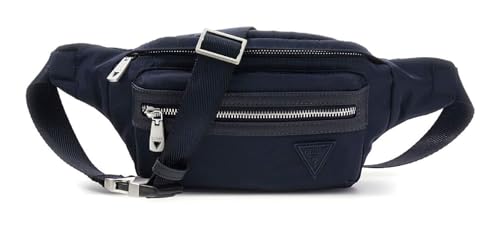 Guess Berlin Bumbag Blue Night con acabados premium en azul marino