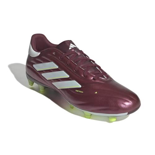 adidas Tênis unissex adulto Copa Pure Ii Pro Firm Ground, Vermelho sombreado/vermelho sombreado/verm