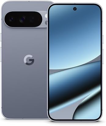 Das Google Pixel 10 Pro XL in Moonstone-Farbe auf einem stilvollen Hintergrund.