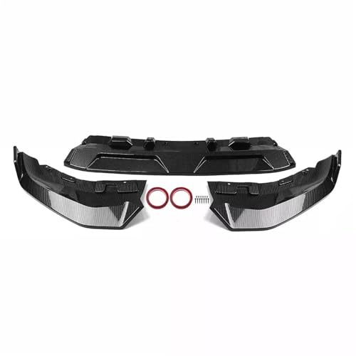 Lèvre de pare-chocs avant pour BMW X7 G07 LCI 2023-2024 spoiler protection aspect carbone