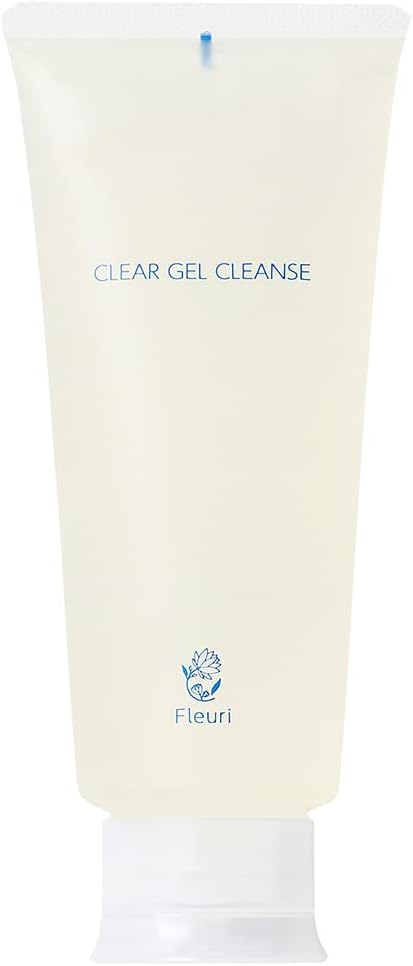 Fleuri Clear Gel Cleanse Face Cleanser For Women – Makeup Remover Deep Pore Cleanser Japanese Skin Care – 5.1 fl oz | 150ml