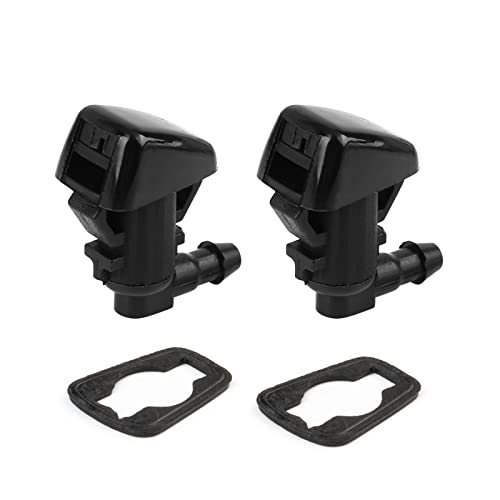 Front Windshield Washer Nozzles kit Replacement for 2008-2012 Liberty, 2006-2010 Commander, 2007-2011 Dodge Nitro Replaces OEM # 55157319AA, 4806312AA Windshield Wiper Washer Nozzle Spray Jet
