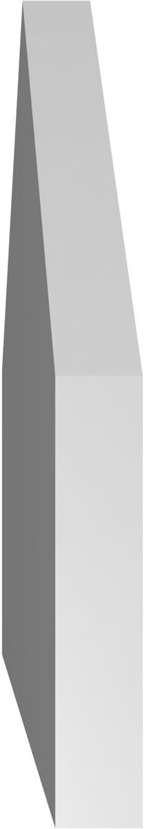 GVSPE18X1602SN-11 Peaked Top Brickmould Frame, Primed Tan Signature Series Surface Mount Gable Vents, 18-in. W x 16-in. H, Unfinished