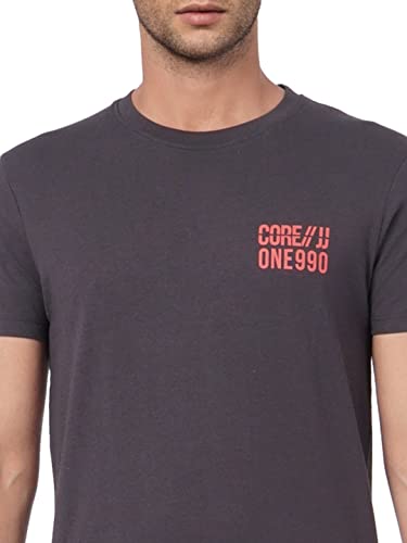 Image of Jack & Jones Men's Cotton Printed Slim Fit T-Shirt