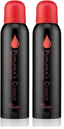 PERFUMER'S CHOICE No 4 di Phoenix da 150 ml Spray corpo profumato unisex, Fragranza unisex di lusso - Profumo da donna e da uomo, persistente, Profumo e Dopobarba di Milton-Lloyd, 150ml