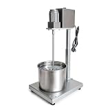 BDJSN Vertical Stand Mixer, 15w Electric Liquid Stirrer, 400 RPM Adjustable Height Mixing Machine with 304 Stainless Steel Shaft and Paddle, for Water-Based, Oil-Based and Chemical Liquids