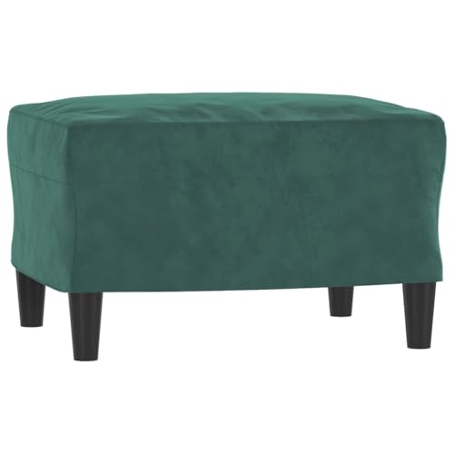 Samt Sofagarnitur 3-Sitzer Sofa mit Hocker, Bequemes Velours Sofaset für Wohnzimmer, Robuste Couchgarnitur mit Samtbezug und Stabilen Metallgestell, Plüschige – Bild 7