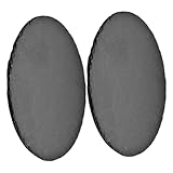 MOKKHNB 2 Stück Schiefer Servierplatten Polierte für Steak Sushi Pizza Wiederverwendbar Leicht zu Reinigen für Zuhause Restaurants