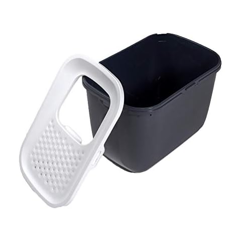 Savic Hop In Litter Box - Anthracite/white Cover