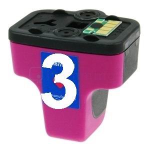 3 For HP 02 Remanufactured Magenta Ink Cartridges