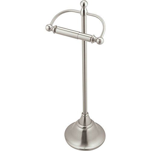 CSI Donner DN6850BN Sage Brushed Nickel Freestanding Toilet Paper Holder