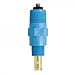Hanna-Instruments HI3001 PEI and PVDF Flow Through Conductivity 4 Ring Probe with Platinum Sensor, DIN Connection, 3m Cable, 3/4" x 1/2" NPT Male