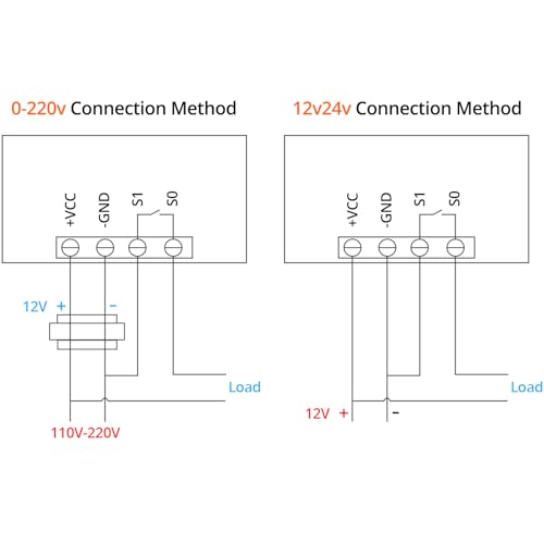 QWORK® 2 Stk W3230 12 V 20 A digitaler Thermostat-Temperaturregler, -50 °C bis 110 °C Bereich, mit 0.1 °C Genauigkeit und 1 m Sensorkabel