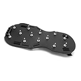 CENPEK Nagelschuhe – verwendet als Rasenbelüfter oder Estrichschuhe – Rasenvertikutierer-Nagelschuhe – Vertikutierer-Nagelschuhe – (schwarz)