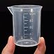 6 Stück Messbecher Set Kunststoff 25 ml 50ml 100ml 150ml 250ml 500ml PP Labor Messbecher mit Maßstab Mark Wiederverwendbar Transparent Lab Messbecher