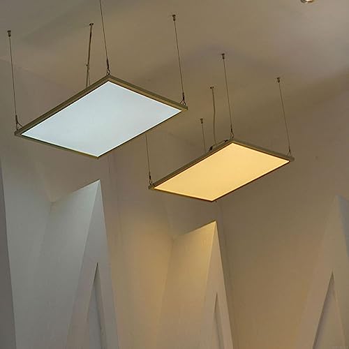 Image of Leadigol 4pcs Picture Hanging Wire with Loop Hook, 100cm Adjustabl Lighting Light Suspension Cables Kit, Steel Hanging Chains, Lamp Sling Lifting Wire Accessory Kit Ceiling Light Steel Rope