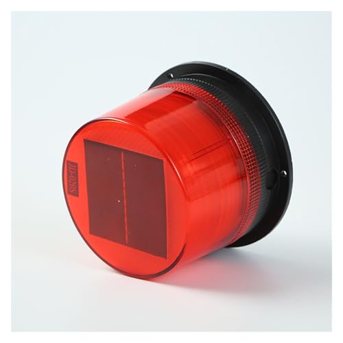 Luz de advertencia solar bicolor con destello intermitente de techo 3