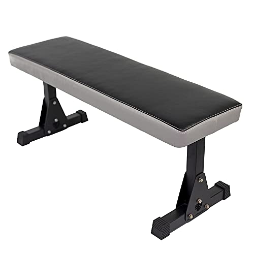 STF Strength Tech Fitness Flat Weight Bench | USA Made | Fitness Gym Quality | Powder Coated Steel | 600 LBS Capacity | Weight Training | Strength Training | Ab Exercise | Utility Work Bench | 14