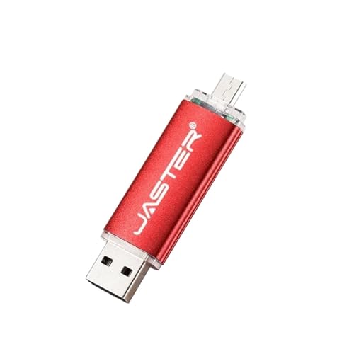 Adaptadores tipo C USB 2.0 Flash Drive 128GB Metal Pen Drive 64GB Wholesale 2ni1 Memory Stick 32GB Capacidad real U Disco (128GB, rojo)