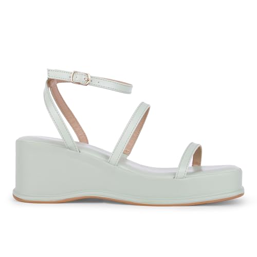 Image of Lino Perros womens Lino Perros Casual Platform Sandles Heeled Sandal