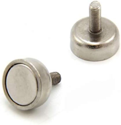 N42 Neodymium Pot Magnet with M3 Stud for Arts, Crafts, Model Making, DIY, Hobbies, Office, and Home - 10mm dia x 5mm thick - 3kg Pull