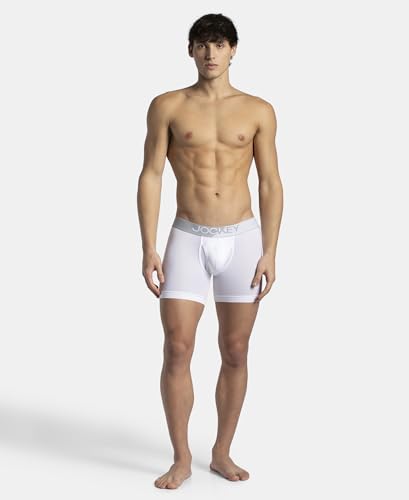Image of Jockey MM06 Men Microfiber Mesh Elastane Active Wear Long Trunk Boxer Brief